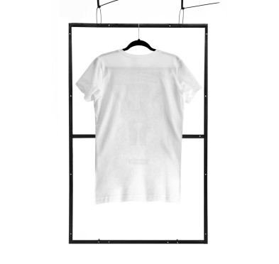 T-shirt men white S regular